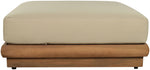 Mirella - Water Resistant Fabric Upholstered Outdoor Patio Modular Ottoman