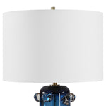 Aura - Table Lamp - Blue / Brass