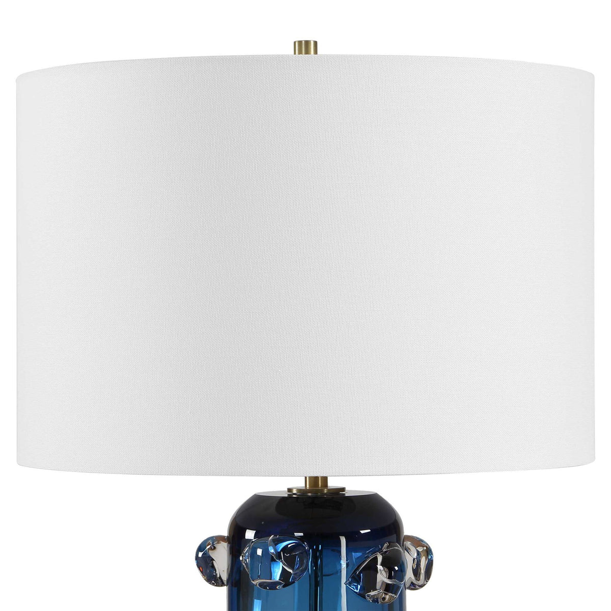Aura - Table Lamp - Blue / Brass