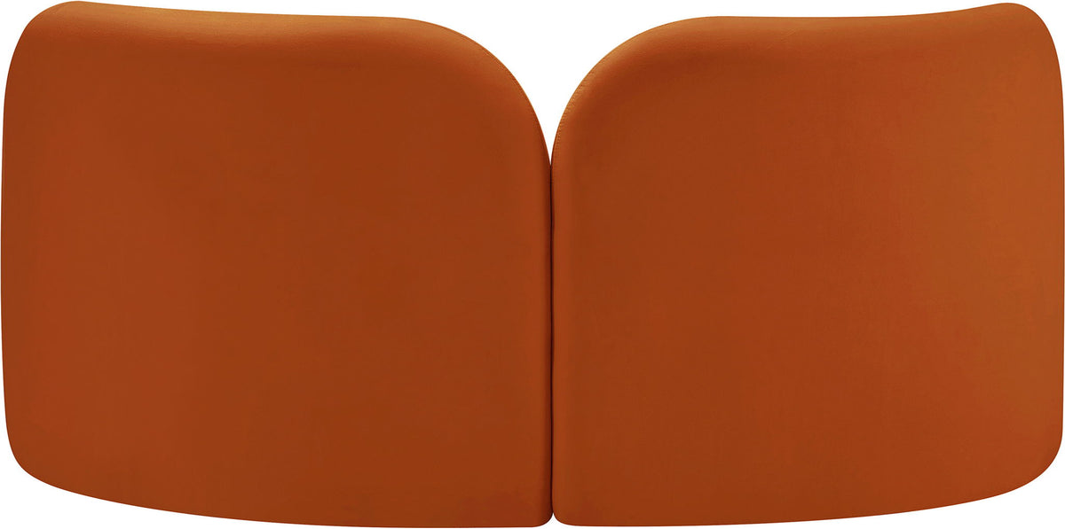 Daphne - Velvet Loveseat