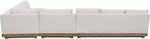 Solace - Olefin 5 Piece Outdoor Patio Modular Sectional
