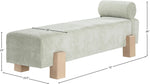 Edison - Bench - Light Brown Base