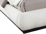 Rigby - Linen Bed With Black Base