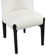 Torino - Upholstered Dining Chair With Brushed Black Base (Set of 2)