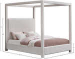 Eden - Boucle Fabric Upholstered Bed