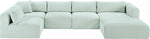 Shaggy - 5 Piece Modular U-Shaped Sectional