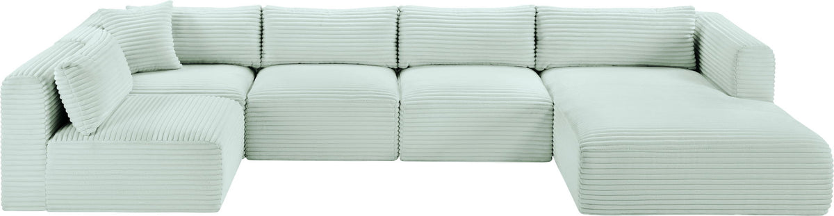 Shaggy - 5 Piece Modular U-Shaped Sectional