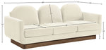 Diviento - Velvet Performance Fabric Upholstered Sofa