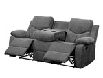 Kalen - Motion Sofa - Gray Chenille