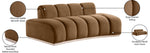 Jace - Loveseat - Saddle