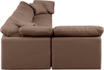 Indulge - Faux Leather 5 Piece Modular Sectional