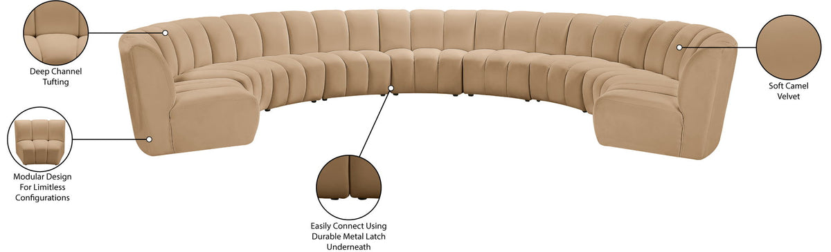 Infinity - 9 Piece Modular Sectional - Camel