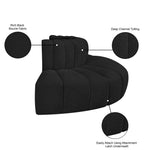 Arc - Boucle Fabric 4 Piece Modular Sofa