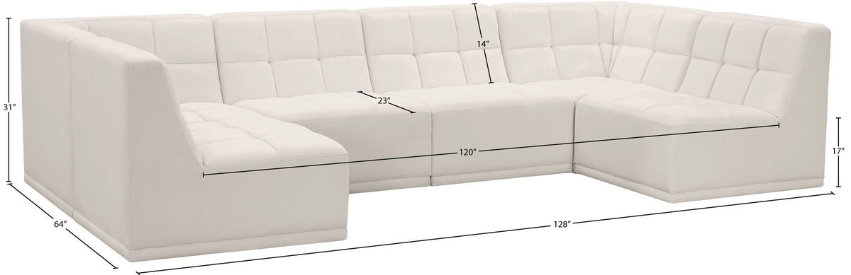 Relax - 6 Piece Modular Sectional