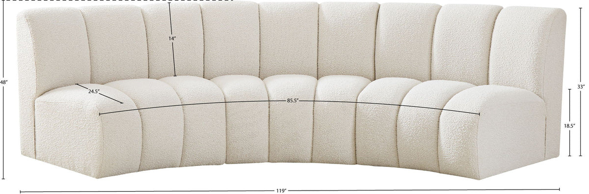 Infinity - 3 Piece Boucle Modular Sectional