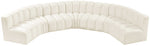Arc - Velvet 7 Piece U-Shaped Modular Sofa