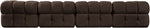 Orin - Fabric Velvet 4 Piece Modular Sofa