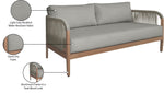 Maui - Water Resistant Outdoor Patio Loveseat