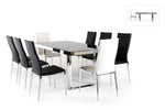 Courtland Modern Stainless Steel Dining Table by VIG Furniture - View 4