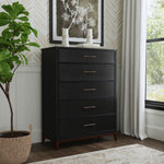 Waterfall - Drawer Chest - Deep Ebony