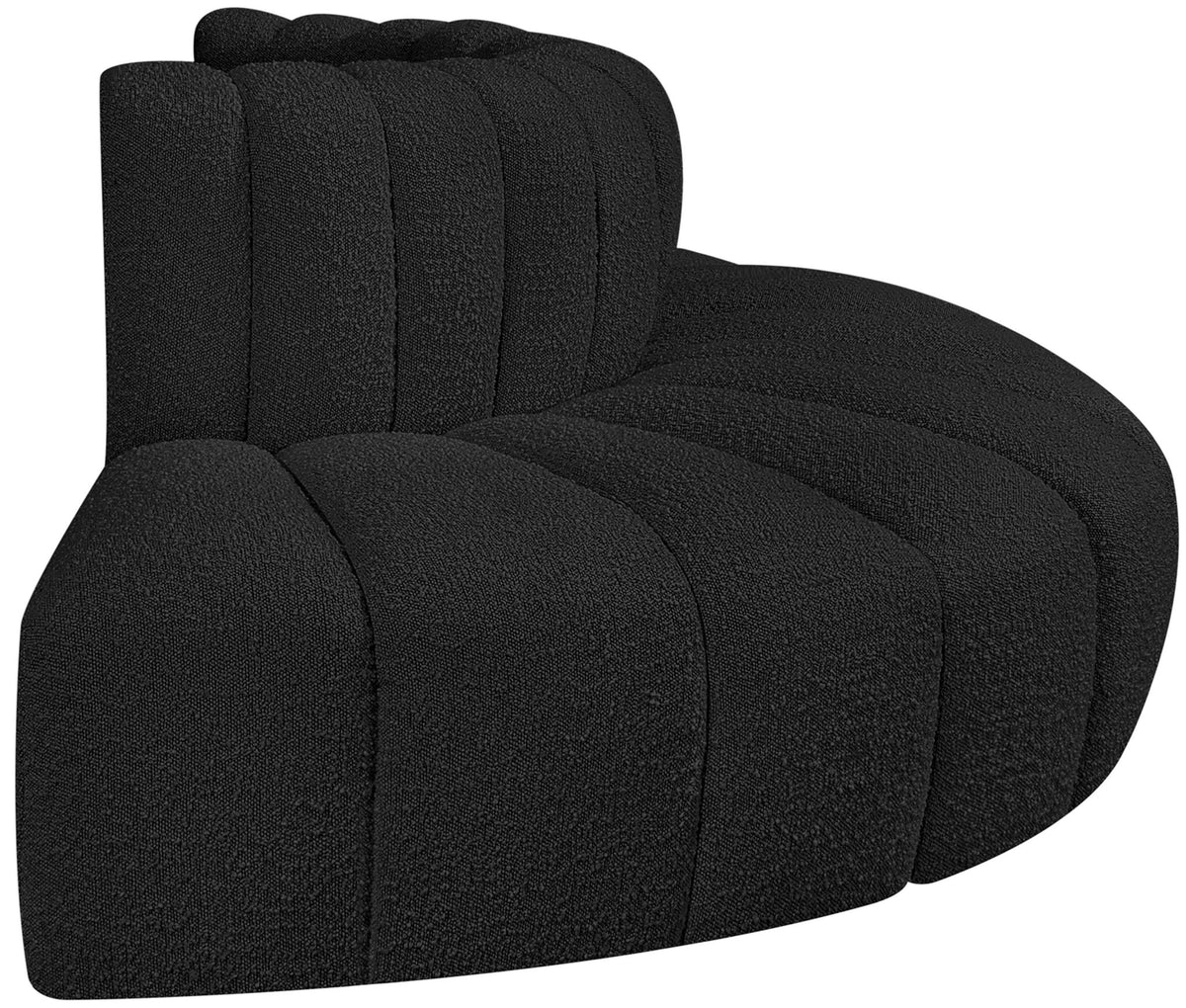 Arc - Boucle Fabric 4 Piece Modular Sofa