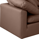 Indulge - Faux Leather 6 Piece Modular Corner Sectional