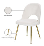 Logan - Dining Chair (Set of 2) - Gold Legs