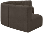 Arc - Boucle Fabric 6 Piece U-Shaped Modular Sofa