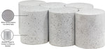 Dimple - 6 Piece Modular Coffee Table - Terazzo Finish