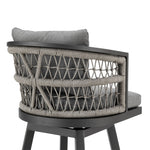 Zella - Outdoor Patio Swivel Counter Stool Set