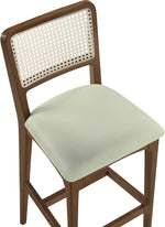 Atrium - Upholstered Bar Stool (Set of 2) - Brushed Brown Frame