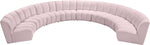 Infinity - 8 Piece Velvet Modular Sectional