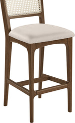 Atrium - Upholstered Bar Stool (Set of 2) - Brushed Brown Frame