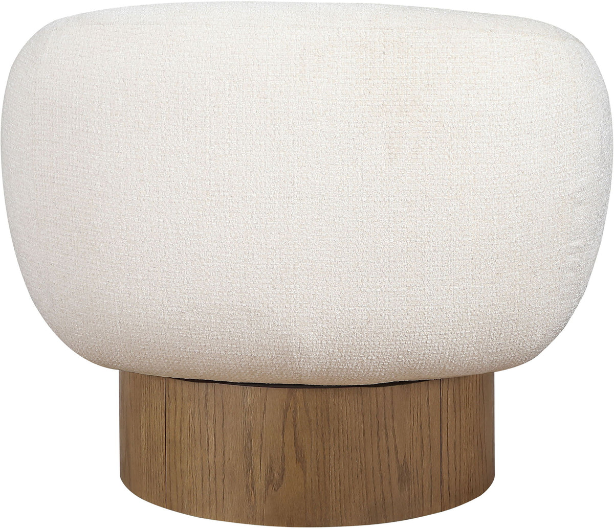 Avella - Interwoven Fabric Swivel Accent Chair