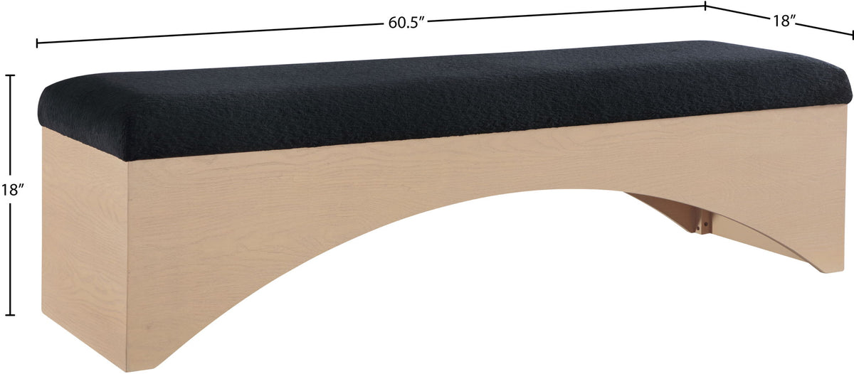 Lawson - Bench With Natural Base