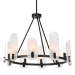 Ellipse - 10 Light Chandelier - Dark Bronze