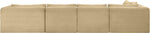 Shaggy - 5 Piece Modular U-Shaped Sectional