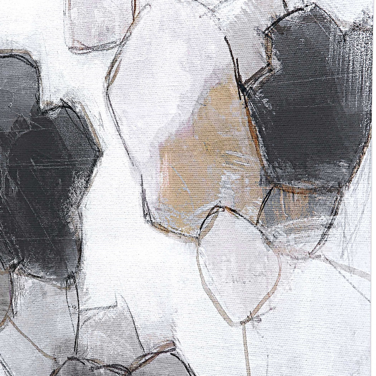 Plunging Pastels - Framed Prints (Set of 2) - Black / Brown / Gray