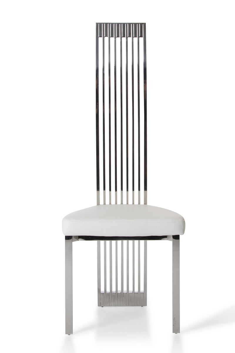 Elise Modern White Leatherette Dining Chair by VIG Furniture - View 5