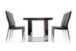 Courtland Modern Stainless Steel Dining Table by VIG Furniture - View 6