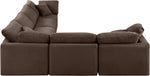Indulge - Velvet 6 Piece Modular Corner Sectional