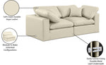 Comfy - Faux Leather Modular Sofa 2 Seats