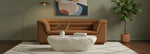 Cascade - Velvet Loveseat - Saddle