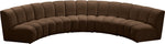 Infinity - 5 Piece Velvet Modular Sectional