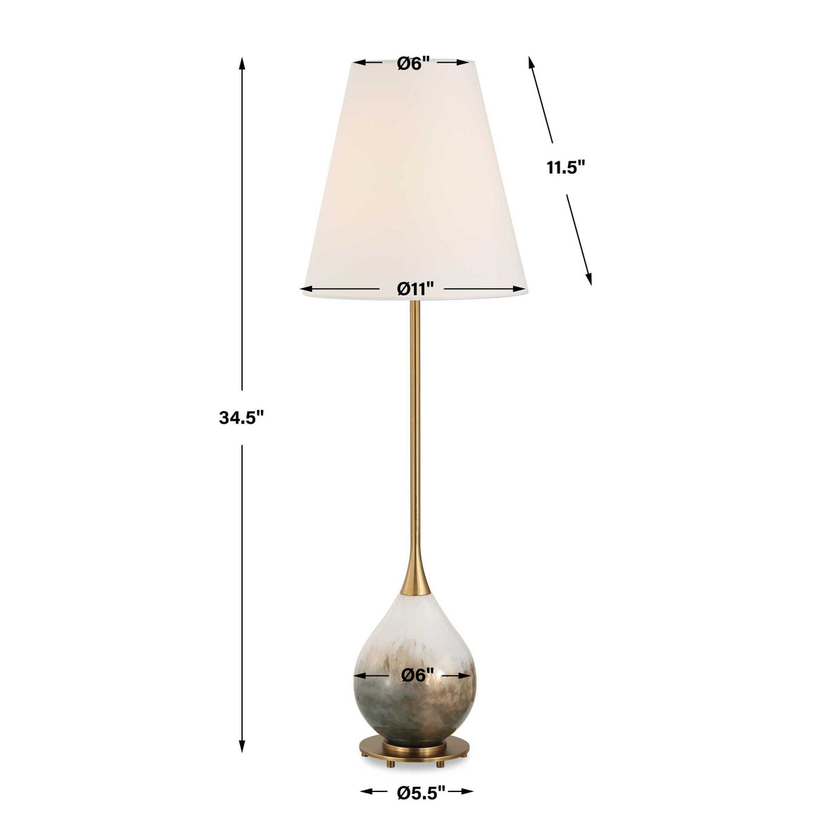 Cardoni - Buffet Lamp - Smoke