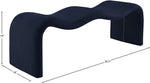 Willow - Chenille Bench