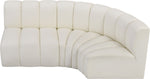 Arc - Faux Leather 3 Piece Sofa