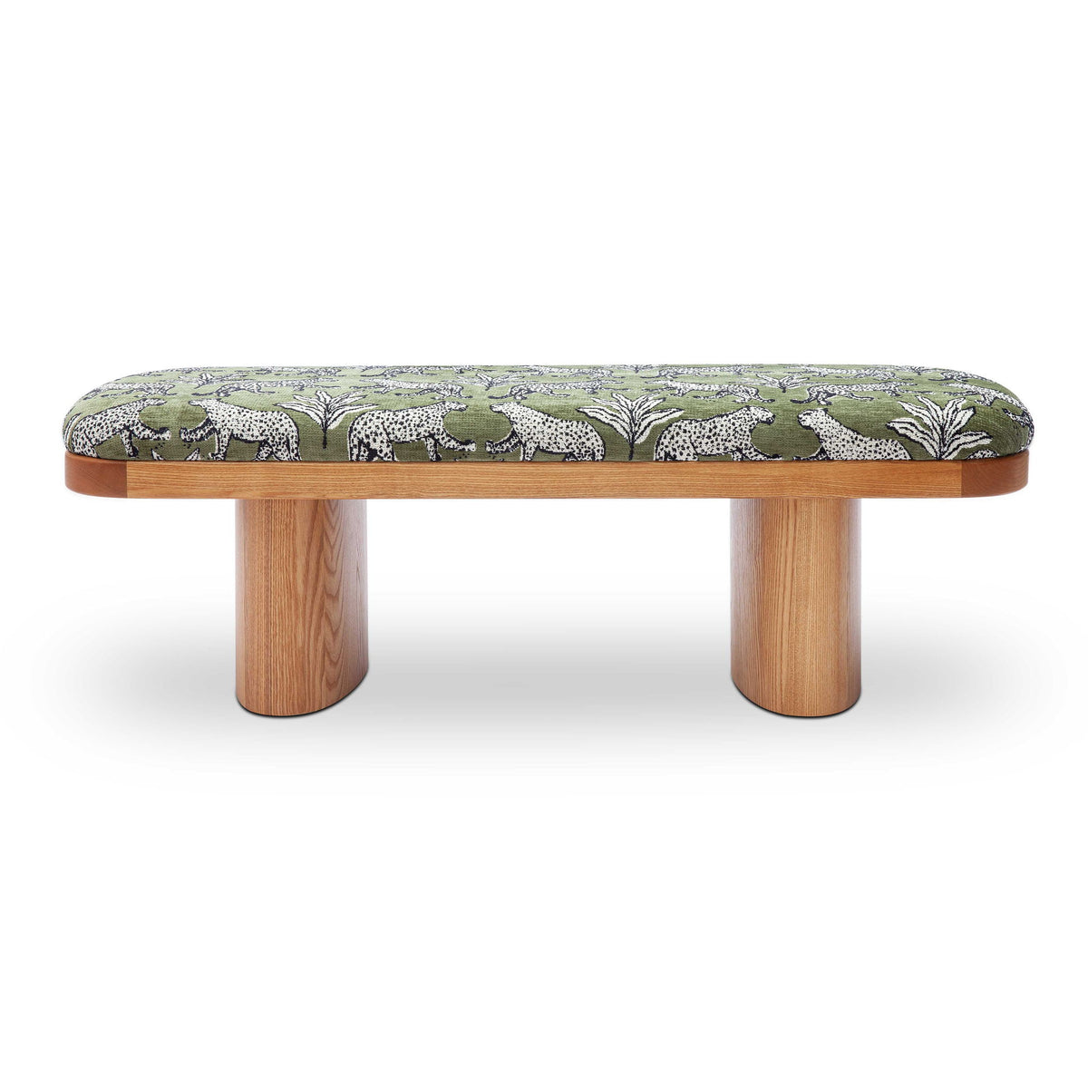 Ollie -  Leopard Jacquard Bench