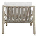 Strapped - Outdoor Lounge Chair - Light Brown / Pearl Silver