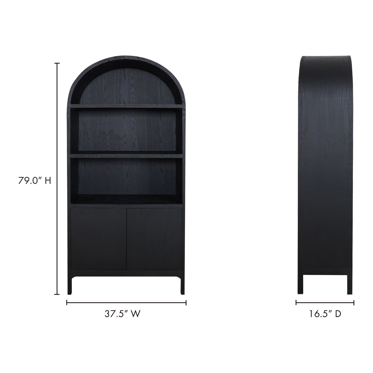 Wilde - Display Cabinet - Black